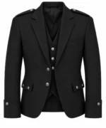 black argyll kilt jacket